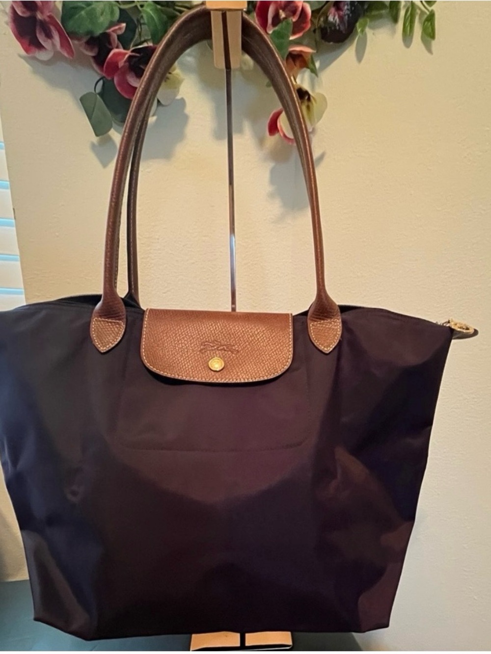 LONGCHAMPS Purple Tote Like New